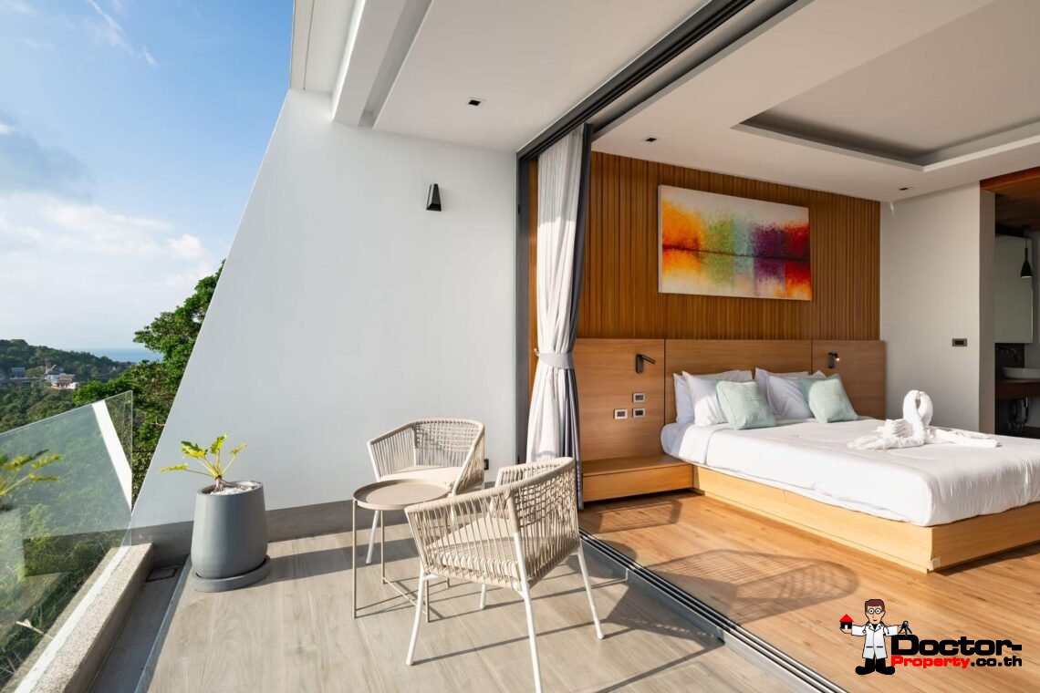 6 Bedroom Private Pool Villa with Sea View in Laem Yai, Koh Samui – For Sale